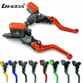 DIHODA Multicolor 1 paar Universaalne mootorratta peasilindri kangi piduri hüdrauliline siduripump honda Yamaha Kawasaki Suzuki jaoks