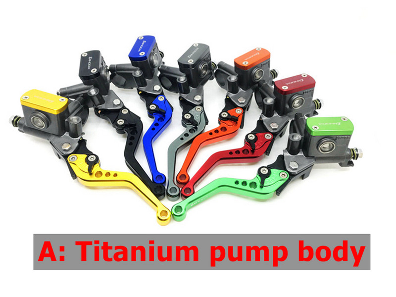 DIHODA Multicolor 1 paar Universaalne mootorratta peasilindri kangi piduri hüdrauliline siduripump honda Yamaha Kawasaki Suzuki jaoks