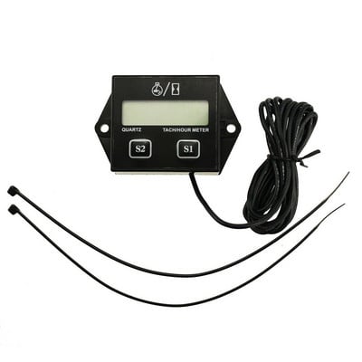 Digitálny otáčkomer/hodinový merač motora s LCD displejom, tachometer pre lodný motor, vodotesný motorový merač, časovače 9999,9H