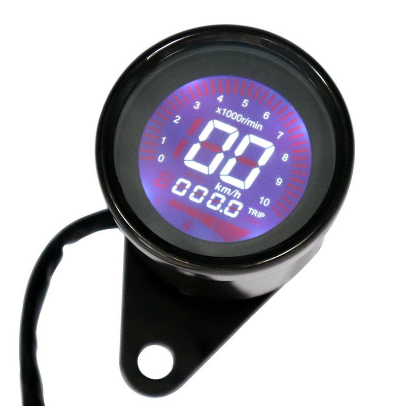 12V LCD digitálny motocykel rýchlomer tachometer otáčkomer palivomer prístrojová doska ukazovatele počítadla kilometrov moto príslušenstvo univerzálne