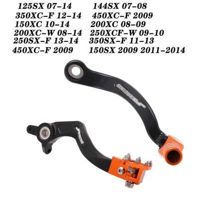 Pre Ktm SX XC XCW SXF XCF XCFW EXCF EXC 125 144 150 200 250 350 450 500 530, brzdová páka, radiaca páka, sady pedálov.