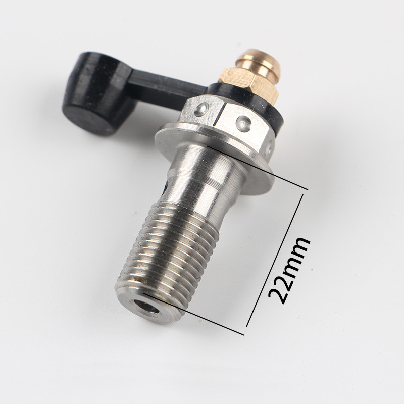 Čeljust kočnice motocikla Banjo vijak odzračni vijak bradavica M10X1.0MM/1.25MM 304 nehrđajući čelik za Honda Yamaha Kawasaki Suzuki