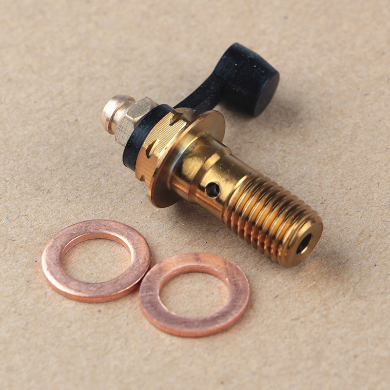 Čeljust kočnice motocikla Banjo vijak odzračni vijak bradavica M10X1.0MM/1.25MM 304 nehrđajući čelik za Honda Yamaha Kawasaki Suzuki