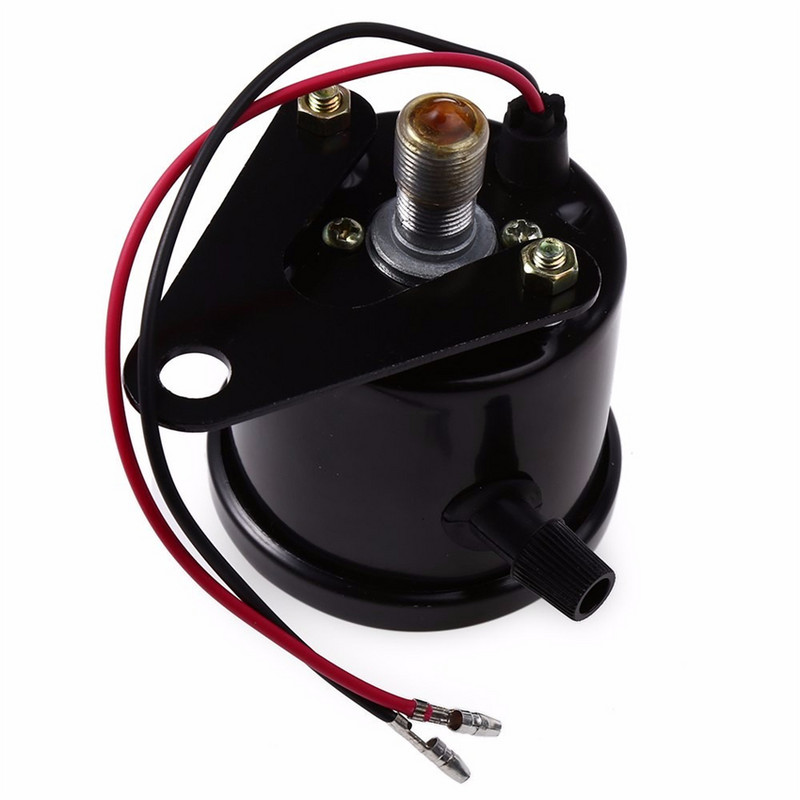 Crni 12V 140km/h Motocikl s dvostrukim odometrom Brzinomjer Mjerač brzine Noćno svjetlo Pozadinsko osvjetljenje Moto modifikacija Dio alata