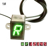 Indicator digital de viteze cu LED universal pentru motociclete Manetele de schimbare Afișaj cu senzori Indicator de viteze pentru motociclete rezistent la temperaturi ridicate