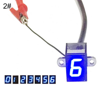 Indicator digital de viteze cu LED universal pentru motociclete Manetele de schimbare Afișaj cu senzori Indicator de viteze pentru motociclete rezistent la temperaturi ridicate