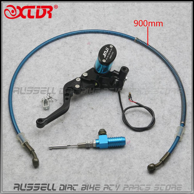 1200 mm hydraulická spojková páka hlavného valca, pletená olejová hadica, 110 ccm, 125 ccm ~ 250 ccm, motocykel Dirt Pit Bike