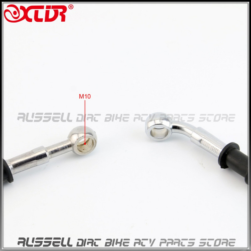 1200 mm hydraulická spojková páka hlavného valca, pletená olejová hadica, 110 ccm, 125 ccm ~ 250 ccm, motocykel Dirt Pit Bike