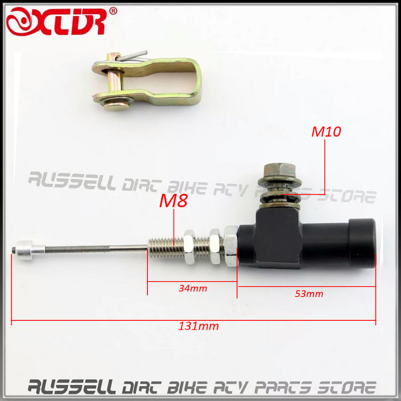 1200 mm hydraulická spojková páka hlavného valca, pletená olejová hadica, 110 ccm, 125 ccm ~ 250 ccm, motocykel Dirt Pit Bike