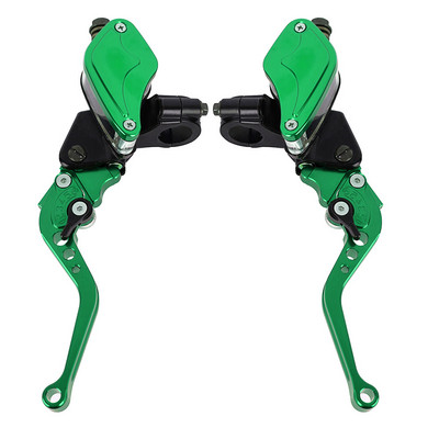 CNC hliníková sada 7/8" 22mm motocyklových hydraulických brzdových spojkových pák s nádržkou hlavného valca