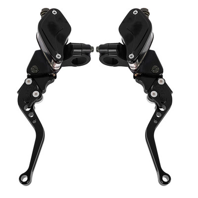 CNC hliníková sada 7/8" 22mm motocyklových hydraulických brzdových spojkových pák s nádržkou hlavného valca