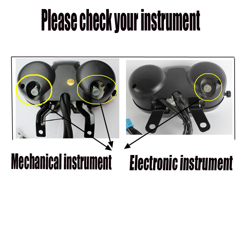 OURMOTOS motociklo spidometro tachometras ABS plastikas, skirtas Suzuki GN125 GN 125 prietaisų mazgui