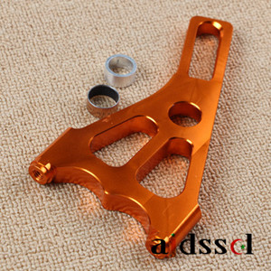 Universalus CNC 82 mm skylės žingsnio motociklo galinių stabdžių / amortizatorių sistemos adapterio laikiklis tinka 82 mm stabdžių apkaboms ant galinio rato stabdžio