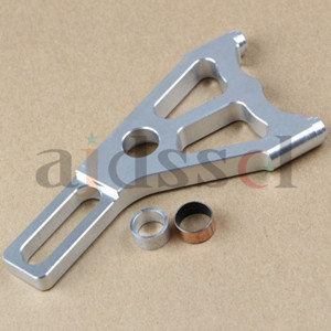 Universalus CNC 82 mm skylės žingsnio motociklo galinių stabdžių / amortizatorių sistemos adapterio laikiklis tinka 82 mm stabdžių apkaboms ant galinio rato stabdžio