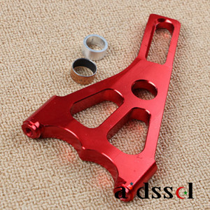 Universalus CNC 82 mm skylės žingsnio motociklo galinių stabdžių / amortizatorių sistemos adapterio laikiklis tinka 82 mm stabdžių apkaboms ant galinio rato stabdžio