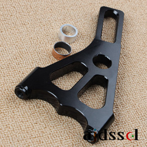 Universalus CNC 82 mm skylės žingsnio motociklo galinių stabdžių / amortizatorių sistemos adapterio laikiklis tinka 82 mm stabdžių apkaboms ant galinio rato stabdžio