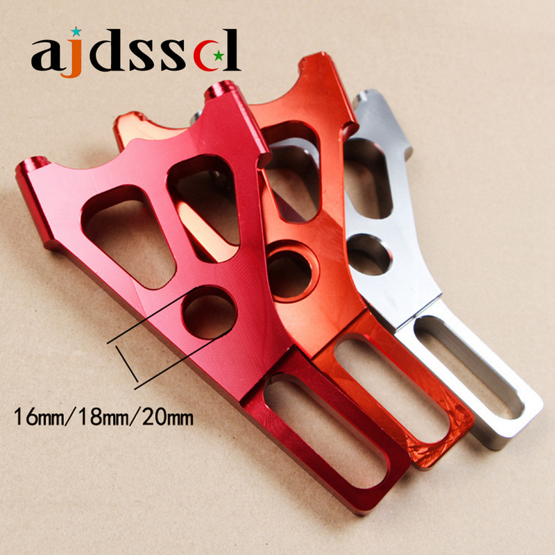 Universalus CNC 82 mm skylės žingsnio motociklo galinių stabdžių / amortizatorių sistemos adapterio laikiklis tinka 82 mm stabdžių apkaboms ant galinio rato stabdžio