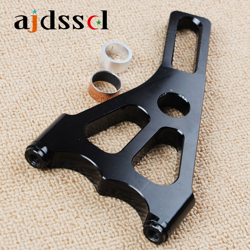 Universalus CNC 82 mm skylės žingsnio motociklo galinių stabdžių / amortizatorių sistemos adapterio laikiklis tinka 82 mm stabdžių apkaboms ant galinio rato stabdžio