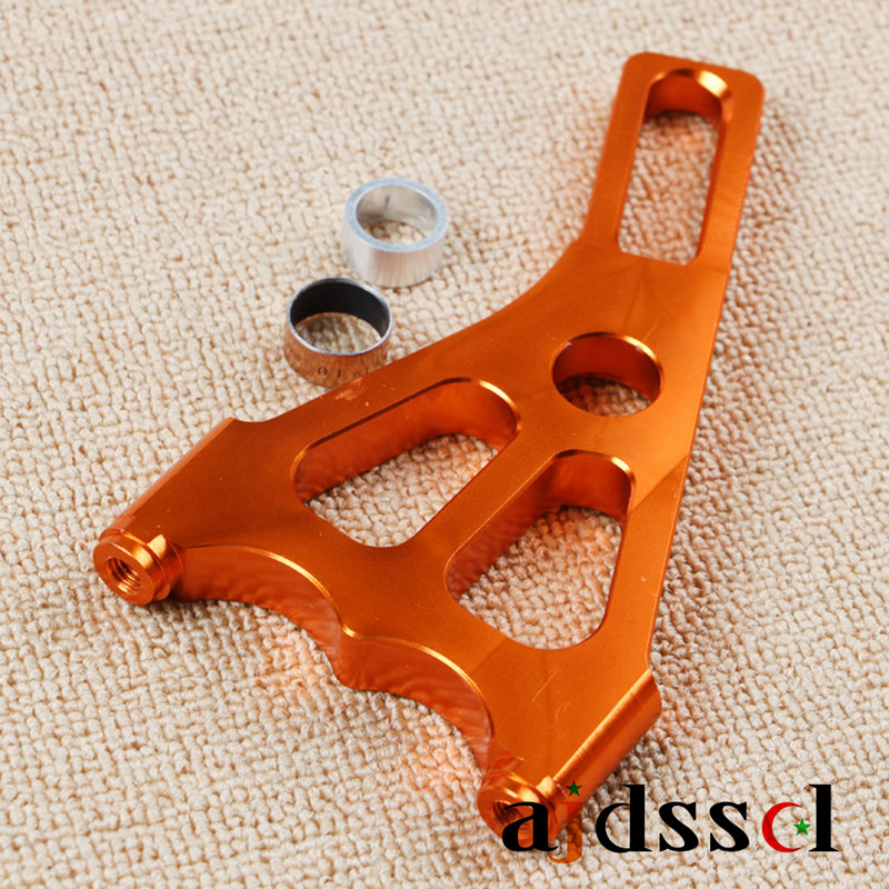 Universalus CNC 82 mm skylės žingsnio motociklo galinių stabdžių / amortizatorių sistemos adapterio laikiklis tinka 82 mm stabdžių apkaboms ant galinio rato stabdžio