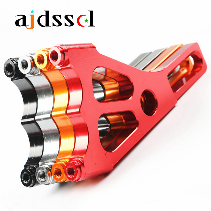 Universalus CNC 82 mm skylės žingsnio motociklo galinių stabdžių / amortizatorių sistemos adapterio laikiklis tinka 82 mm stabdžių apkaboms ant galinio rato stabdžio