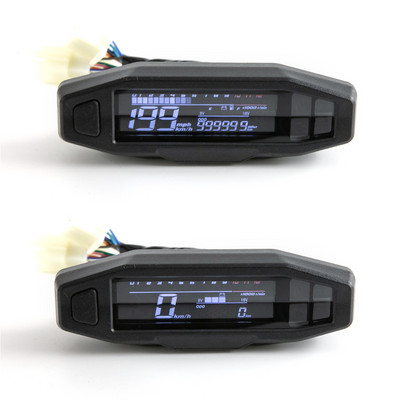NEW Mini Universal RPM Motorcycle Meter Speedometer Digital Odometer Electric Injection Carburetor Instrument For Russian KR200