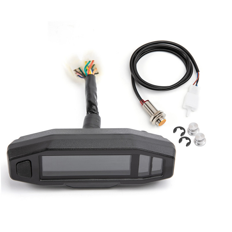 NOU Mini Universal RPM Contor Motocicletă Vitezometru Digital Odometru Instrument de Injecție Electric Carburator pentru Rusă KR200