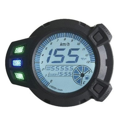 Motociklas 10000 Rmp 7 Spalva alyvos lygis LCD Skaitmeniniai prietaisai Spidometras Tachometras Odometras Rxm Bws 125 B K6d4