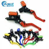 Univerzálna 7/8" 22mm 6 farieb Motocyklová predná brzdová spojka Hlavný valec Hydraulické čerpadlo Páka pre Honda Yamaha Suzuki Kawasaki