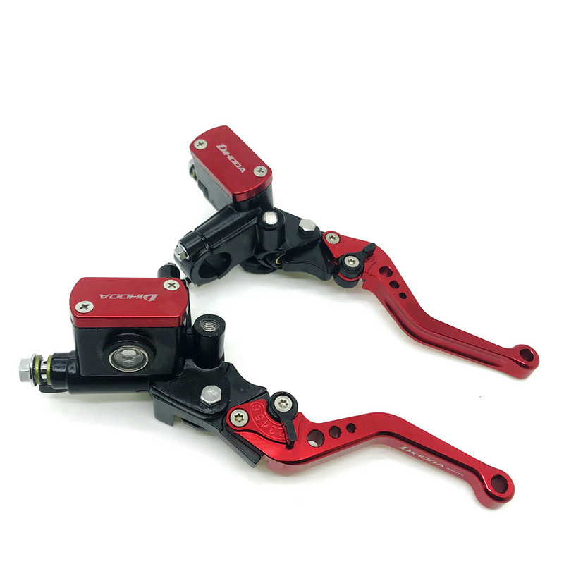 Univerzálna 7/8" 22mm 6 farieb Motocyklová predná brzdová spojka Hlavný valec Hydraulické čerpadlo Páka pre Honda Yamaha Suzuki Kawasaki