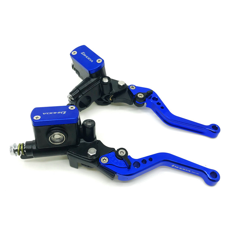 Univerzálna 7/8" 22mm 6 farieb Motocyklová predná brzdová spojka Hlavný valec Hydraulické čerpadlo Páka pre Honda Yamaha Suzuki Kawasaki