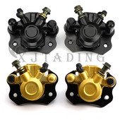 Kreisā/labā bremžu diska rotora suports 50cc-150cc ATV Go kart kvadraciklam Priekšējās un aizmugurējās bremžu daļas Taotao Roketa Sunl Kazuma