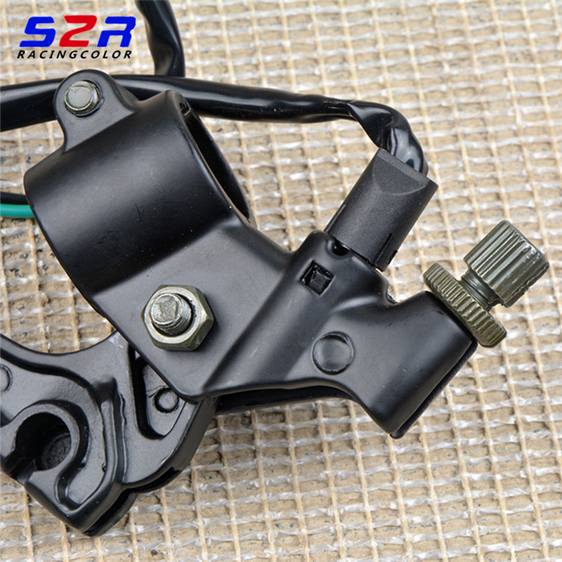 Motociklo YB125 5VL rankenos svirtis, skirta Yamaha 125cc YBR 125 priekinio stabdžio svirties su sankabos svirties stabdžių stabdžių šviesos jungiklio laidu