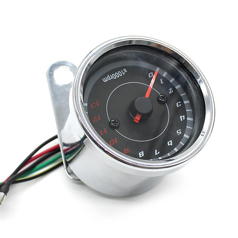 WUPP 1000 RPM univerzálny motocyklový tachometer LED obrazovka DC 12V Meter Gauge 13K rýchlomer pre Hondu Yamaha Suzuki