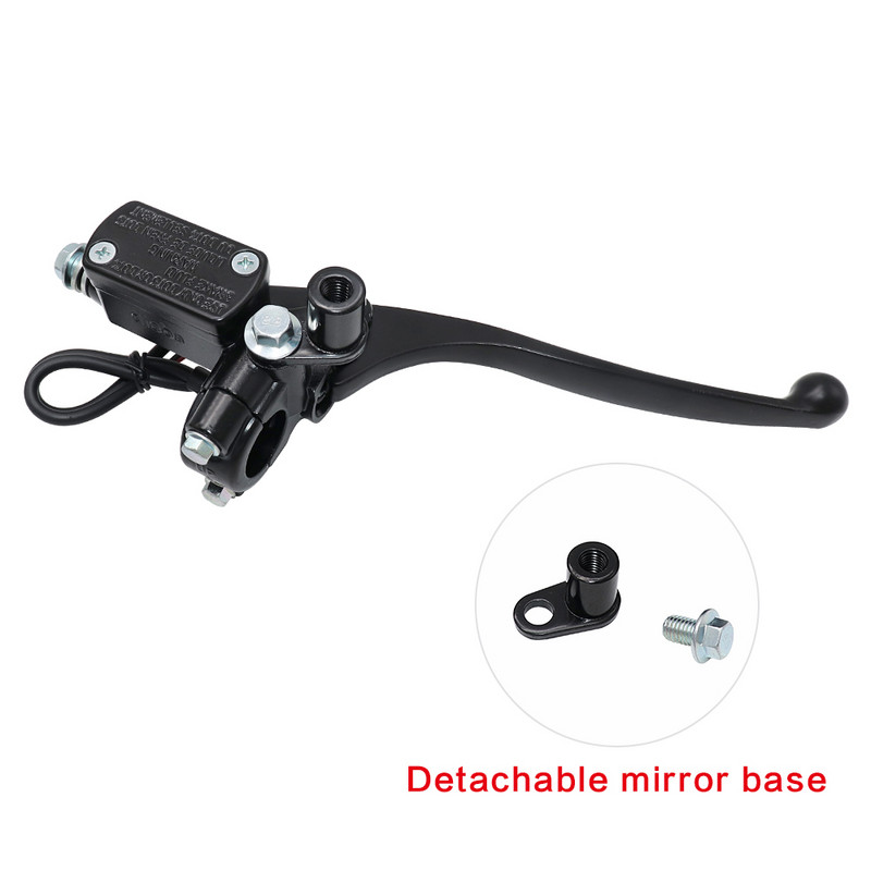 Motorkerékpár fék szivattyú Buggy Scooter Univerzális henger hidraulikus tengelykapcsoló fogantyú Tartozékok Bal jobb fekete ezüst fékkar