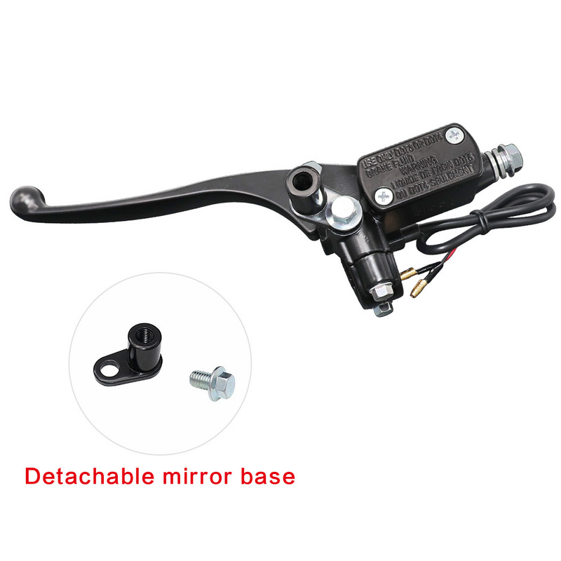 Motorkerékpár fék szivattyú Buggy Scooter Univerzális henger hidraulikus tengelykapcsoló fogantyú Tartozékok Bal jobb fekete ezüst fékkar