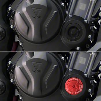 Τρύπα καλύμματος βίδας κινητήρα μοτοσυκλέτας Magneto Καπάκι λαδιού στροφαλοθαλάμου για VOGE 500AC 500R 500DS HONDA CB400F