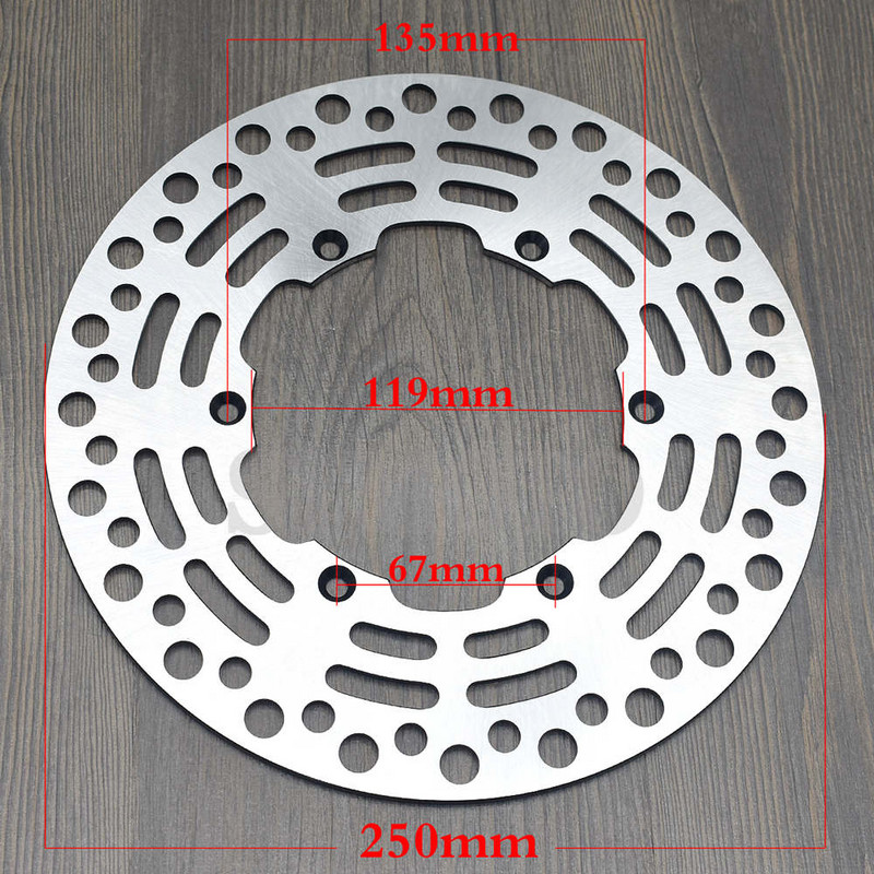 Motociklo priekio galinio stabdžių disko rotorius Suzuki DR 250 DR250 Dejbel (SJ45A/DOHC) 1995-2000 DR 350 DR350 1998 1999 m.