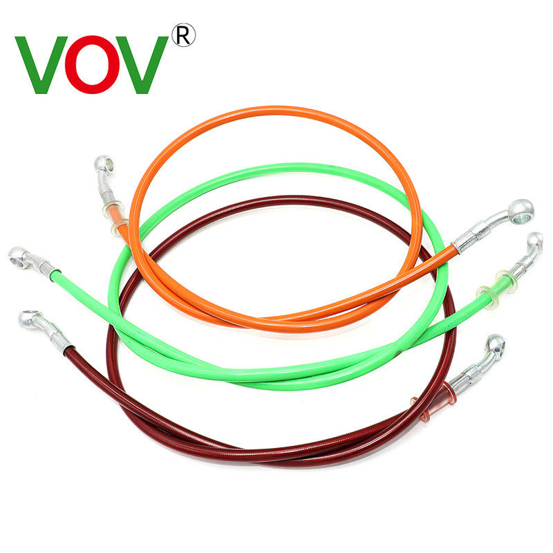 Motociklų metalinės žarnos stabdžių žarna Dviračių pynimo stabdžių žarna Linija Plieninė Hidraulinis dujų kabelis motociklų stabdžių linijų kabeliui ATV