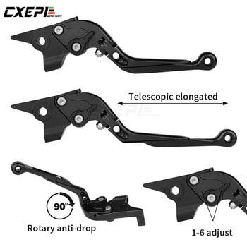 Аксесоари за мотоциклети CNC регулируеми разтегателни сгъваеми лостове на спирачния съединител за Suzuki GIXXER 250 SF 2020 2021 2022