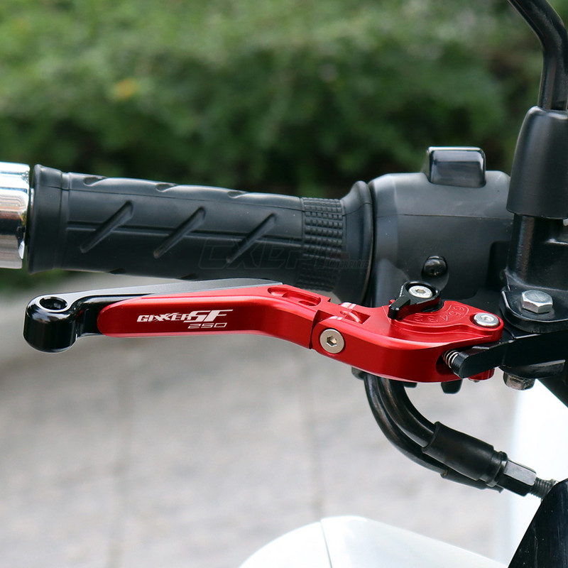 Motociklų priedai CNC reguliuojamos ištraukiamos sulankstomos stabdžių sankabos svirtys, skirtos Suzuki GIXXER 250 SF 2020 2021 2022 m.