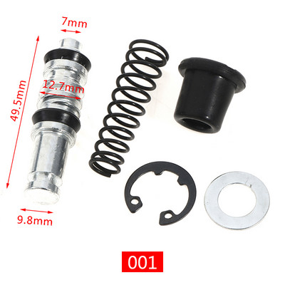 1 Motocikla sajūga bremžu sūkņa komplekts, 11 mm–14 mm 16 mm virzuļa virzuļa remonta komplekti galvenā cilindra virzuļa statņu remonta piederumi