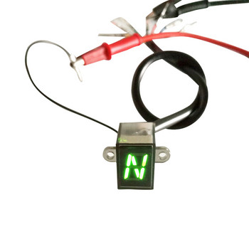 Универсален водоустойчив 5/6 предавки мотоциклет скоростомер индикатор за скорости Plug & Play LED дисплей сензор