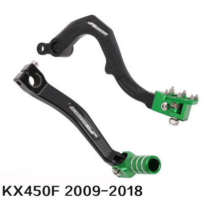 Motociklų dalys CNC pėdos stabdžių svirties pedalas, skirtas KAWASAKI KX450F 2006-2018 KX450 2020 KLX450R 2008-2019 KX250 KX250F
