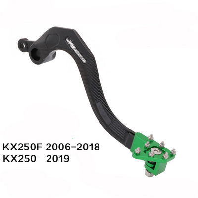 Motociklų dalys CNC pėdos stabdžių svirties pedalas, skirtas KAWASAKI KX450F 2006-2018 KX450 2020 KLX450R 2008-2019 KX250 KX250F