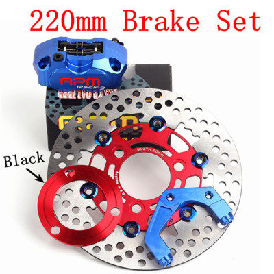 RPM CNC motociklo paspirtukas 82 mm stabdžių apkabos su 200 mm / 220 mm diskinių stabdžių siurblio adapterio laikikliu, skirtu Yamaha Aerox BWS RSZ