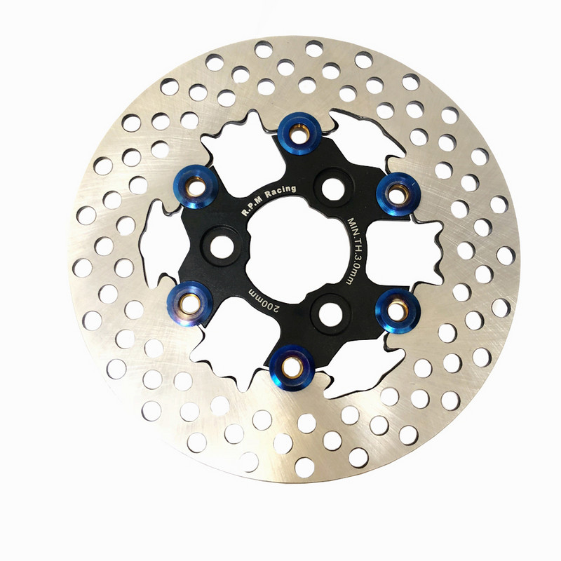 RPM CNC motociklo paspirtukas 82 mm stabdžių apkabos su 200 mm / 220 mm diskinių stabdžių siurblio adapterio laikikliu, skirtu Yamaha Aerox BWS RSZ