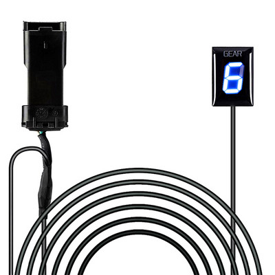 Ukazovateľ prevodového stupňa pre motocykle Ducati Cafe Racer Monster 696 796 1100 Scrambler 400, montáž na riadiacu jednotku motora, zobrazenie rýchlosti a prevodového stupňa 1-6 úrovní