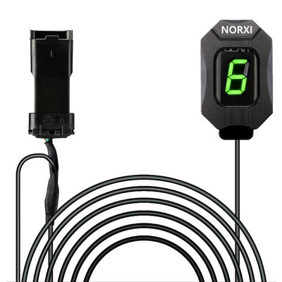 Ukazovateľ prevodového stupňa pre motocykle Ducati Cafe Racer Monster 696 796 1100 Scrambler 400, montáž na riadiacu jednotku motora, zobrazenie rýchlosti a prevodového stupňa 1-6 úrovní