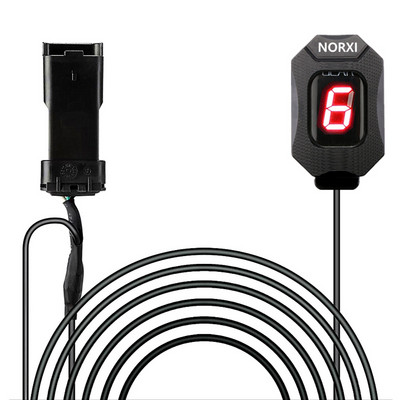 Ukazovateľ prevodového stupňa pre motocykle Ducati Cafe Racer Monster 696 796 1100 Scrambler 400, montáž na riadiacu jednotku motora, zobrazenie rýchlosti a prevodového stupňa 1-6 úrovní