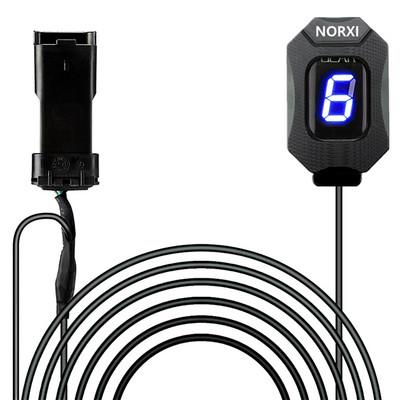 Ukazovateľ prevodového stupňa pre motocykle Ducati Cafe Racer Monster 696 796 1100 Scrambler 400, montáž na riadiacu jednotku motora, zobrazenie rýchlosti a prevodového stupňa 1-6 úrovní